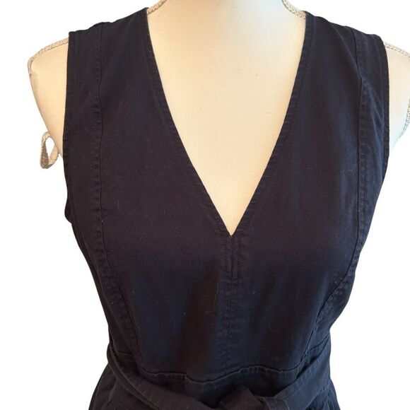 Marissa Webb Navy Tie Waist Dress Size 8 - Picture 8 of 9